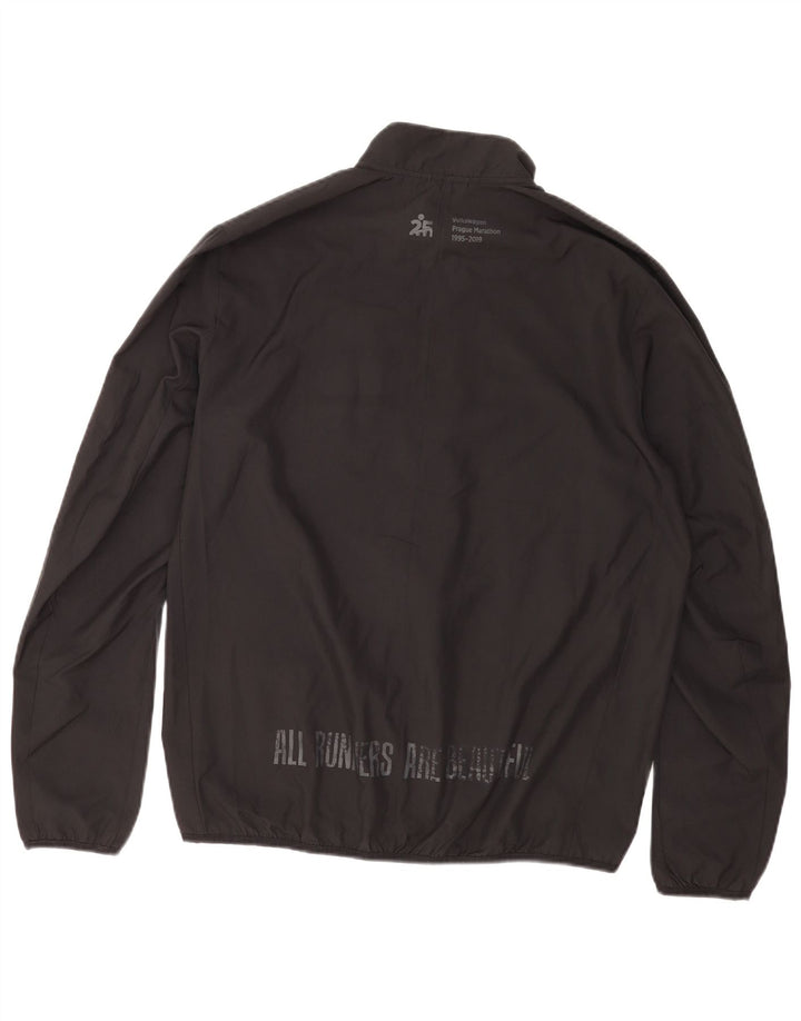 Adidas Mens Graphic Chándal Top Chaqueta Mediano Negro
