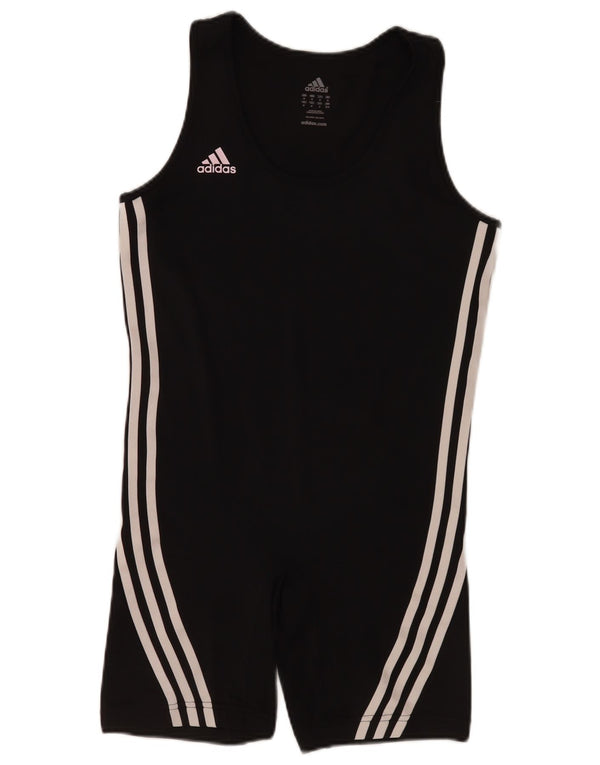 Adidas Mono corto sin mangas para mujer UK 12 Mediano Negro Poliéster