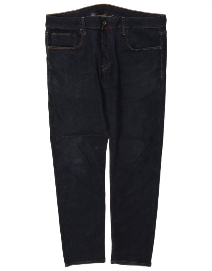 Vaqueros ajustados para hombre G-Star W35 L30 Algodón azul marino