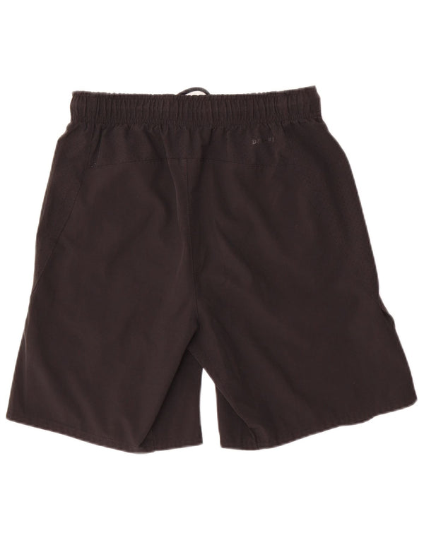 Nike Dri Fit Graphic - Pantalones cortos deportivos para hombre (poliéster), color negro