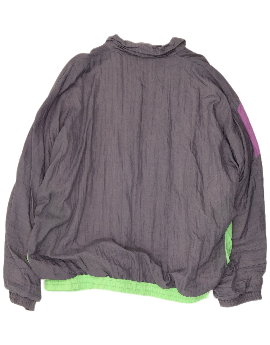 CLIPPER Chaqueta de chándal para hombre UK 46 2XL Gris Colorblock Algodón