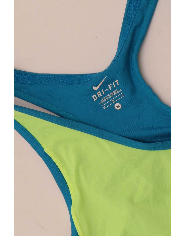 Nike - Camiseta sin mangas Dri Fit para mujer, talla 40, color azul medio
