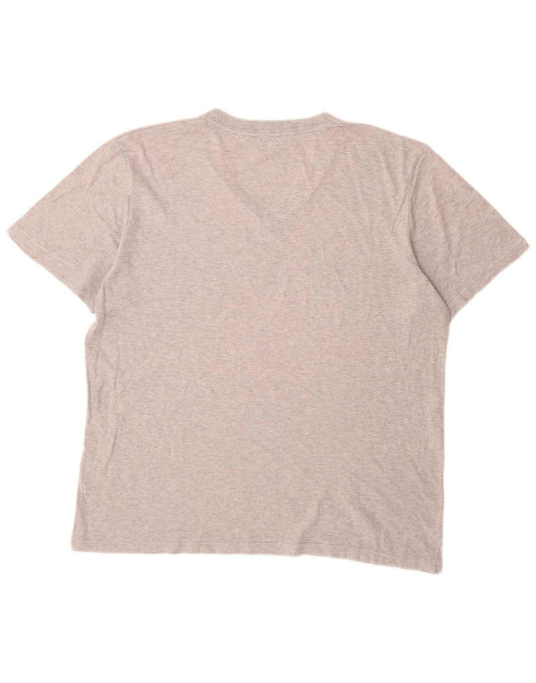Benetton Camiseta Top Gris Medio Moteada