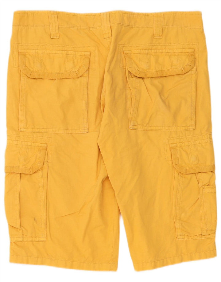 Pantalones cortos tipo cargo para hombre Rifle W33 Algodón amarillo medio
