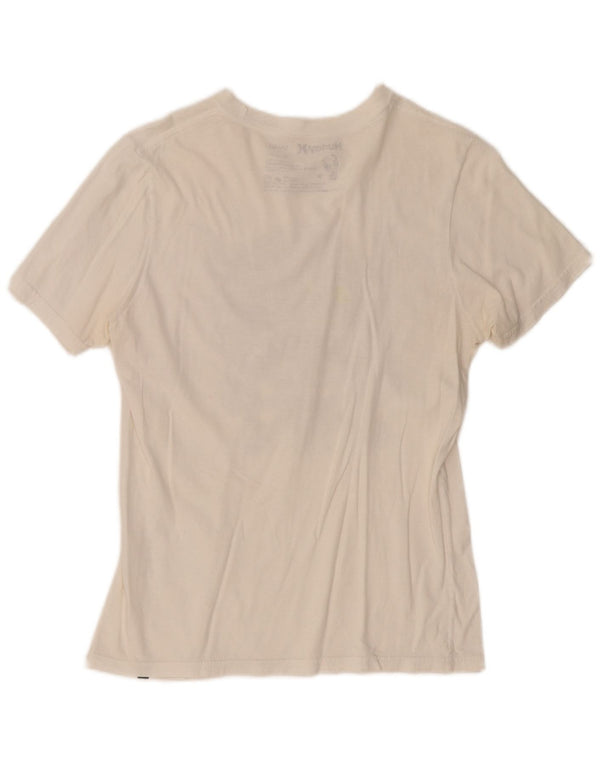 Hurley Camiseta gráfica para mujer Top UK 10 Small White Cotton