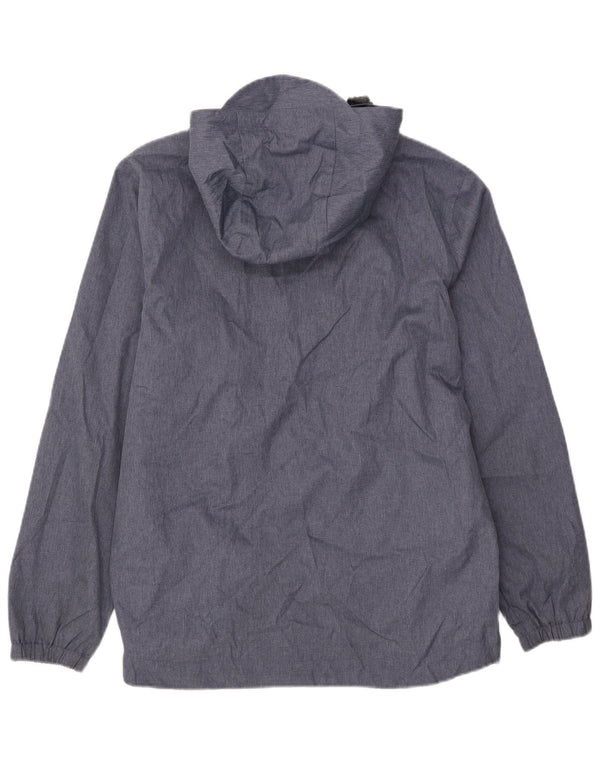 Lyle & Scott Chaqueta impermeable con capucha para hombre UK 38 Poliéster azul medio