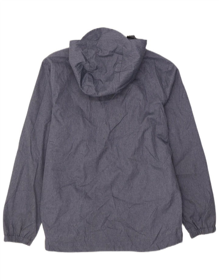 Lyle & Scott Chaqueta impermeable con capucha para hombre UK 38 Poliéster azul medio