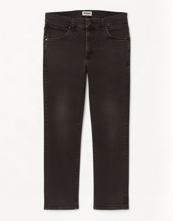 Wrangler Vaqueros Larston Slim Tapered para Hombre W34 L29 Algodón Negro