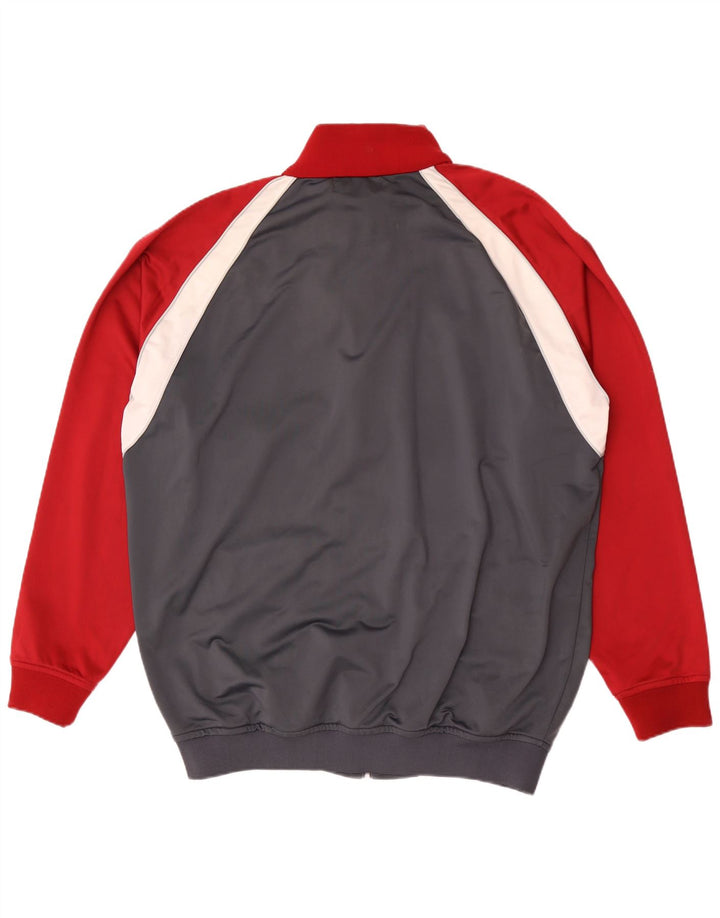 Kappa Hombre Chándal Top Chaqueta 3XL Gris Colorblock Poliéster