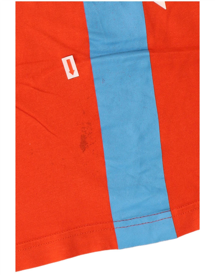 PUMA Camiseta gráfica para hombre Top XL Algodón naranja