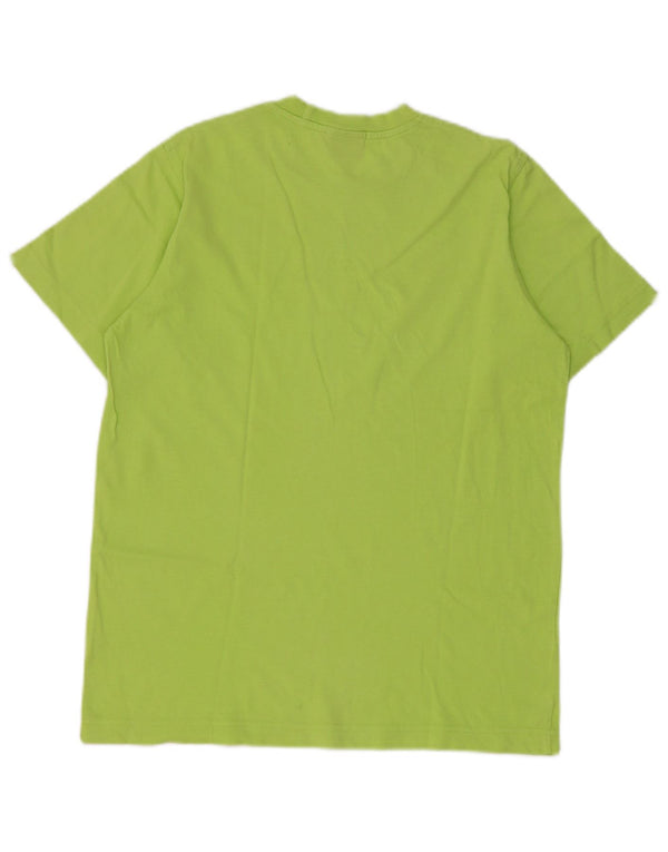Guess Hombre Camiseta Gráfica Top Small Verde