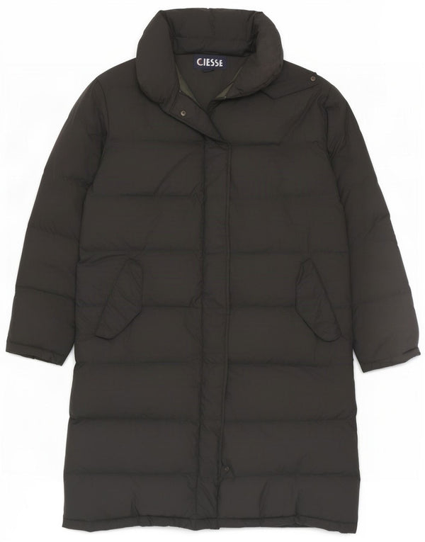 Ciesse Piumini Abrigo acolchado extragrande para mujer IT 44 Medium Black