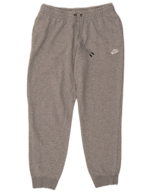 NIKE Pantalones de chándal para mujer Joggers UK 44 Algodón moteado gris medio