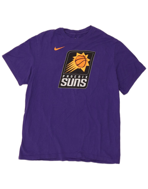 Nike Hombres Phoenix Suns Graphic Camiseta Top XL Algodón Púrpura