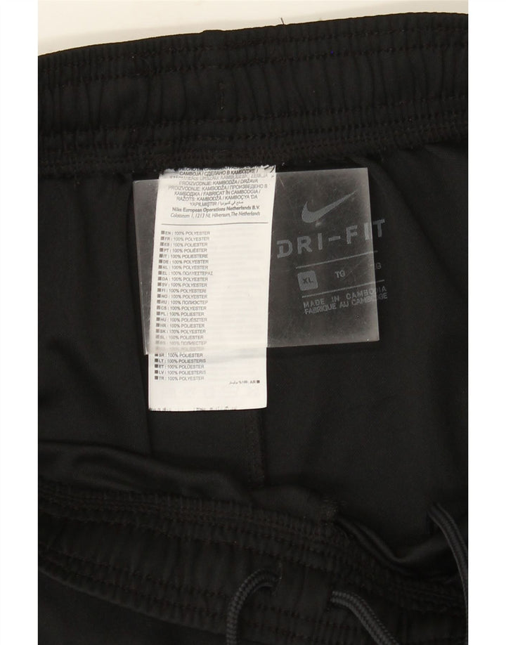 Nike Pantalones cortos deportivos Dri Fit para hombre XL Poliéster negro