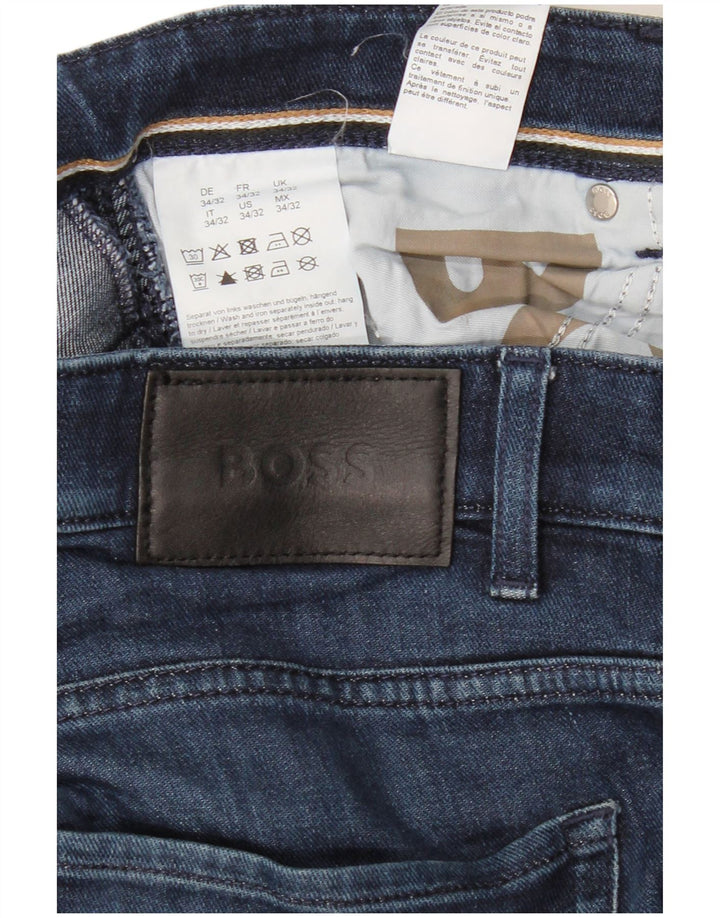 HUGO BOSS Vaqueros slim Delaware para hombre W34 L32 Algodón azul