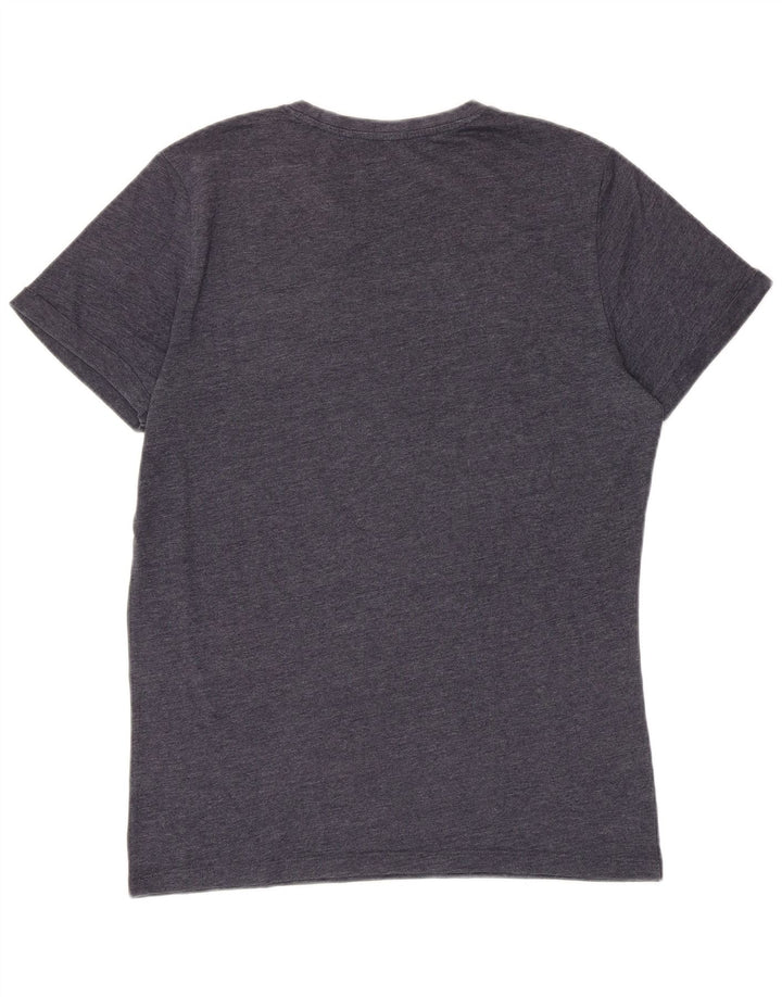 Tommy Hilfiger Hombre Camiseta Gráfica Top Gris Medio