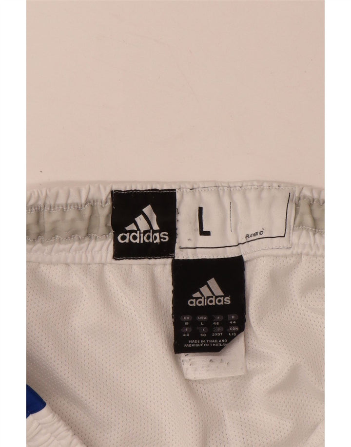 ADIDAS Pantalones cortos deportivos Climalite para mujer UK 18 XL Algodón blanco