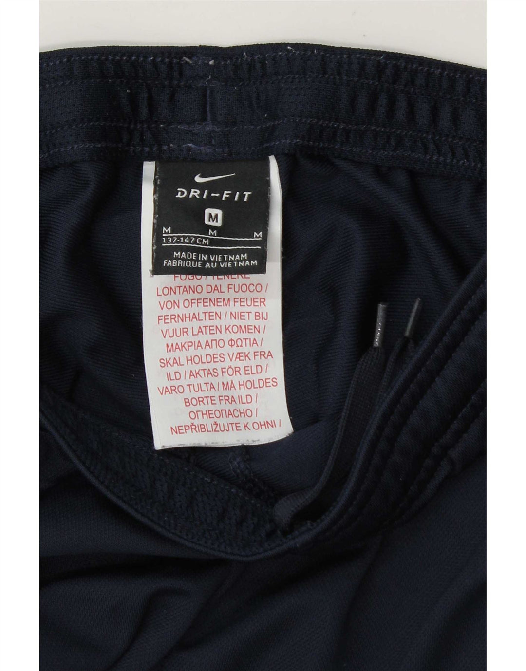 Nike Pantalones de chándal Dri Fit para niños 10-11 años Mediano Azul Marino Poliéster