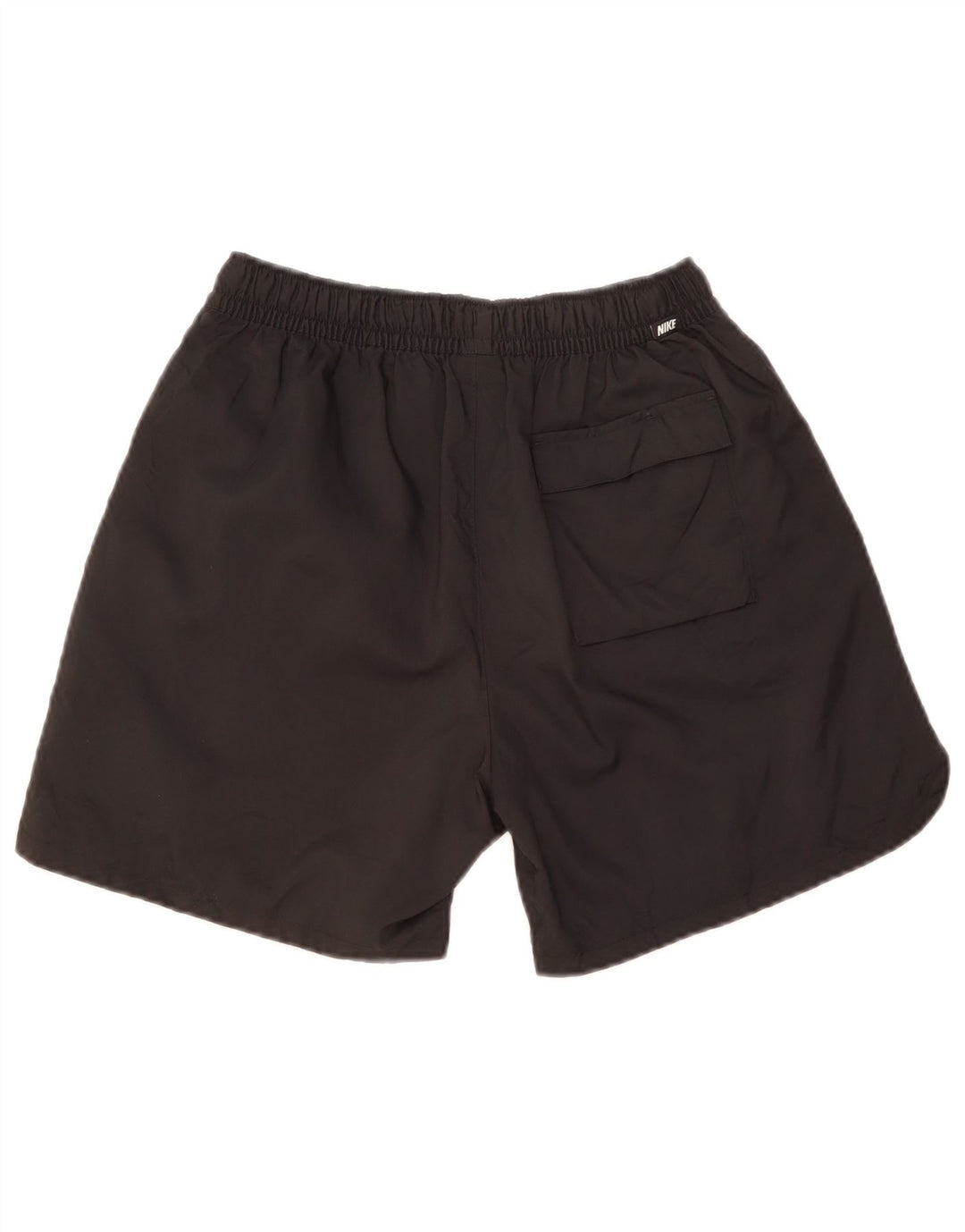 NIKE Pantalones cortos deportivos para hombre, talla pequeña, poliéster negro