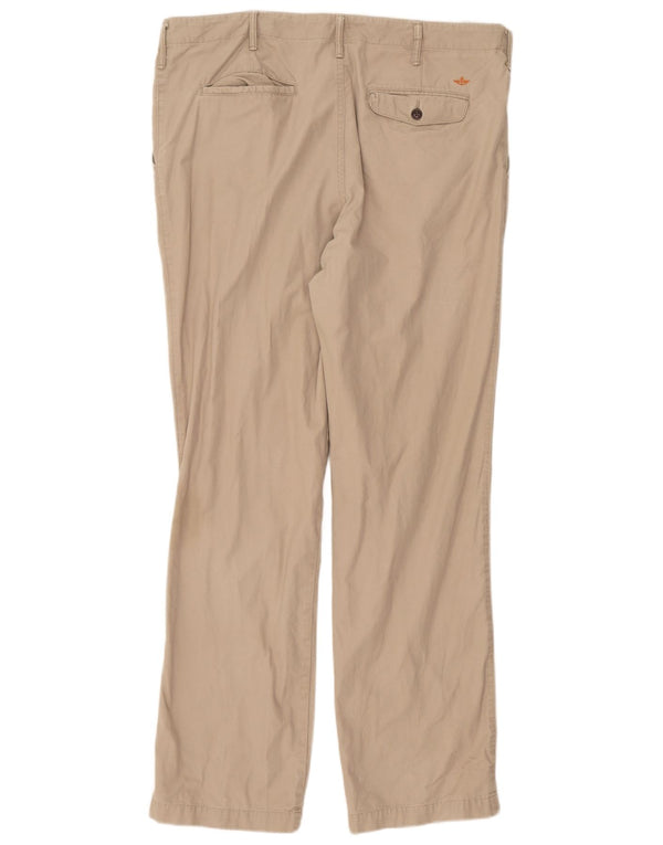 Dockers Pantalón chino recto para hombre W38 L34 Algodón beige