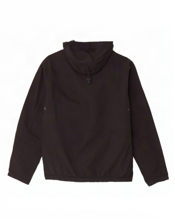 Napapijri Chaqueta anorak con gráfico geográfico para hombre UK 36 Small Black