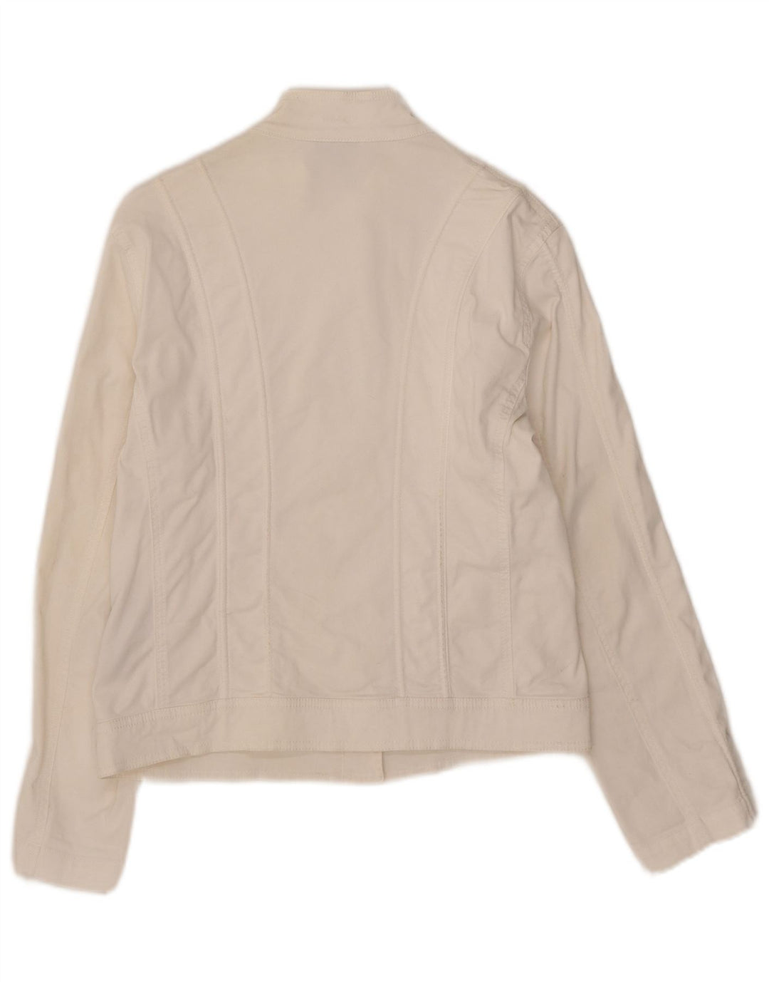 Gant Chaqueta Bomber para Mujer UK 12 Mediana Algodón Blanco