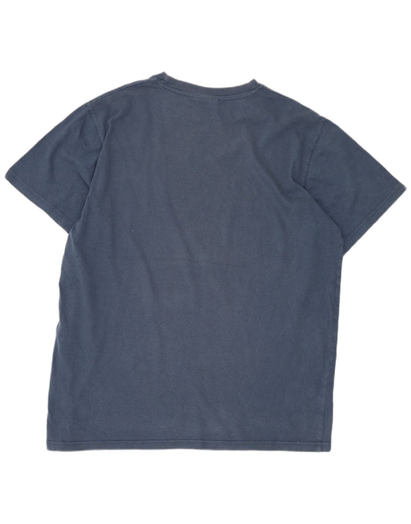 Weird Fish - Camiseta gráfica para hombre, talla grande, algodón azul