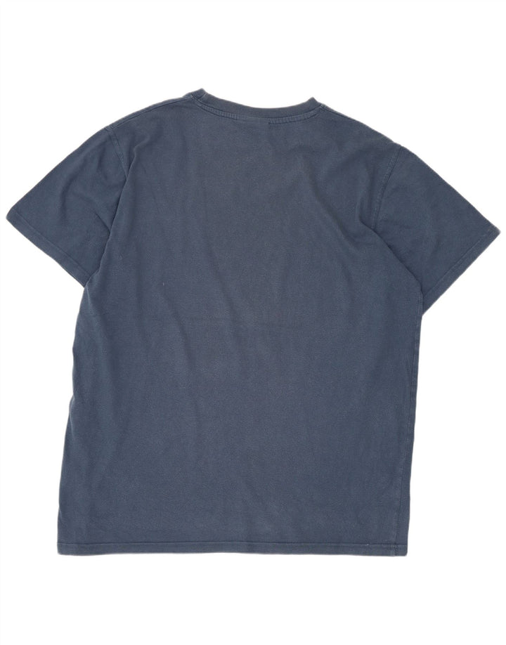 Weird Fish - Camiseta gráfica para hombre, talla grande, algodón azul