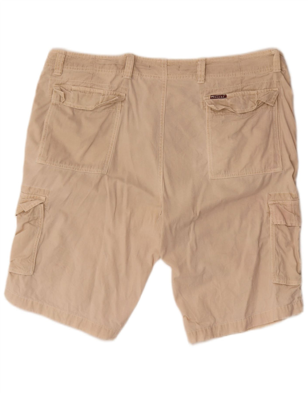 CARRERA Pantalones cortos tipo cargo 618 para hombre W42 2XL Algodón beige
