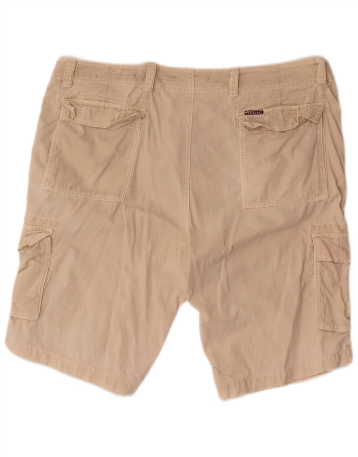 CARRERA Pantalones cortos tipo cargo 618 para hombre W42 2XL Algodón beige
