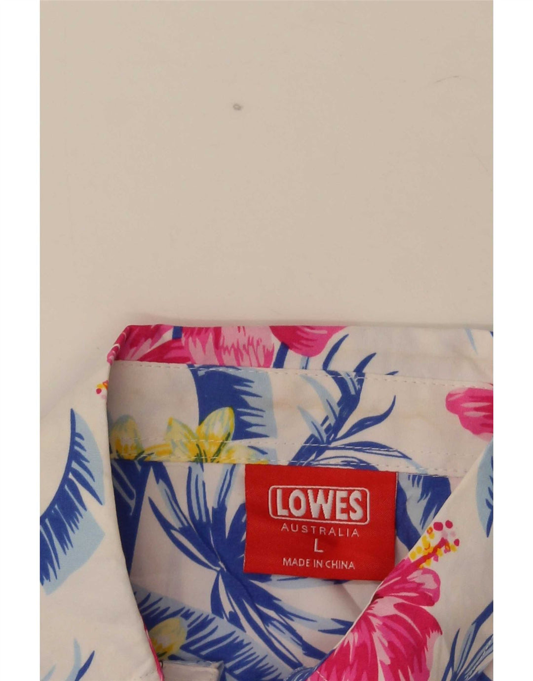 Lowes Camisa hawaiana de manga corta para hombre, talla grande, floral multicolor