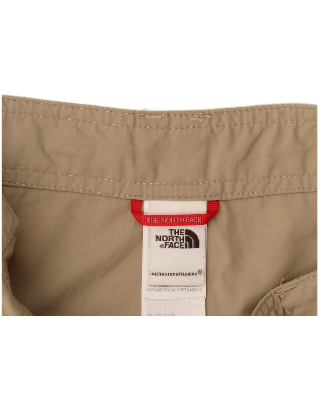 The North Face Pantalones Cortos Cargo Mujer W32 Large Nylon Caqui