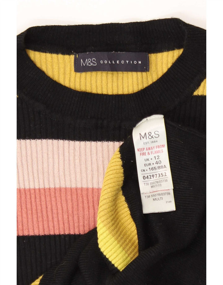 Marks & Spencer - Jersey de cuello redondo para mujer, talla 40, talla M, multicolor