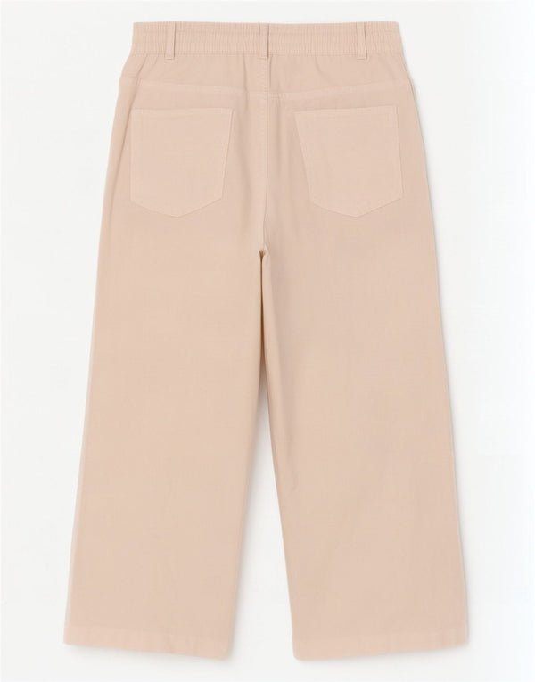 Marks & Spencer Pantalones cortos de pierna ancha para mujer UK 12 Medium W30 L25 Blanco