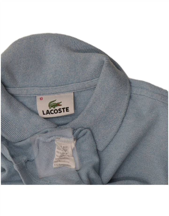 Lacoste Polo Niño 9-10 Años Azul Algodón