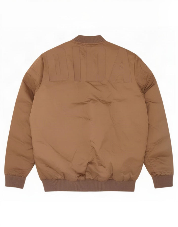 Adidas - Chaqueta acolchada de gran tamaño para mujer, talla XL, poliéster marrón