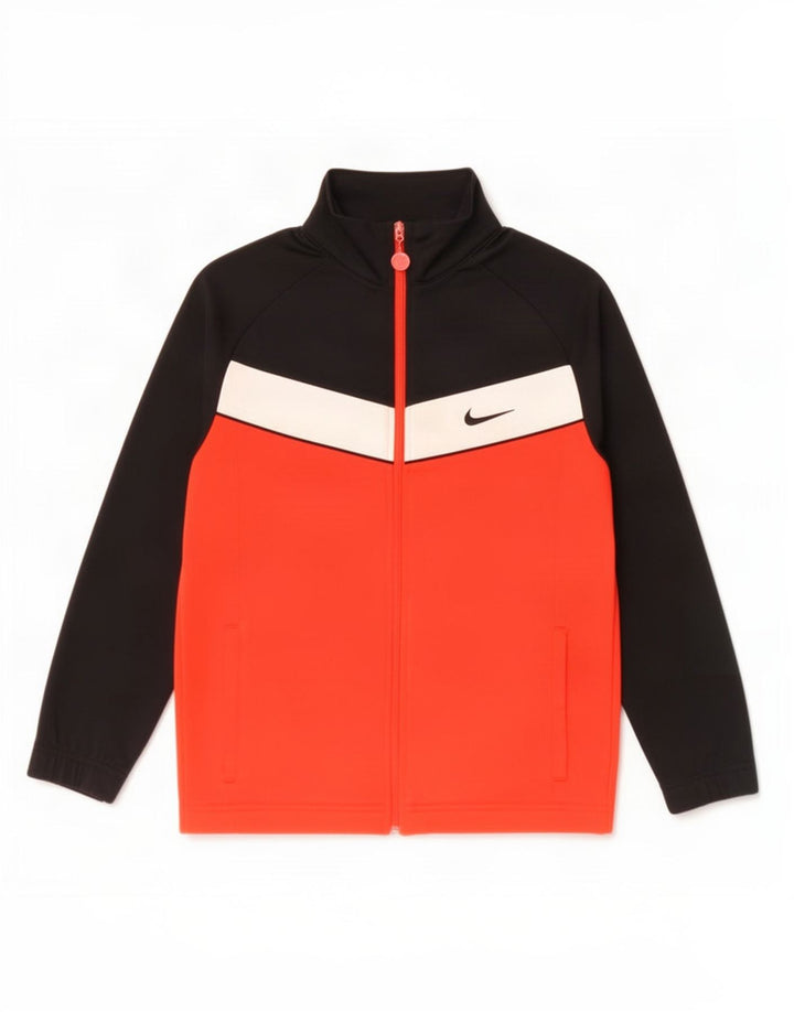 Nike - Chaqueta de chándal para niño (12-13 años), color negro, talla grande
