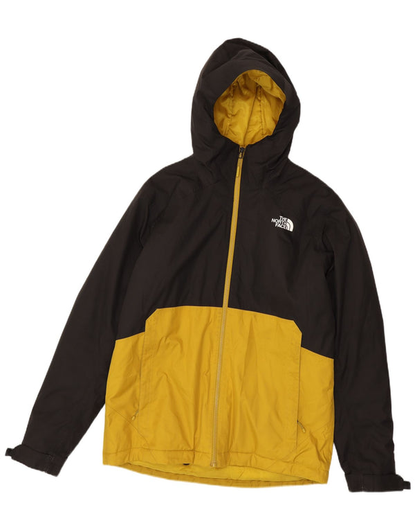 The North Face Chaqueta cortavientos con capucha para hombre, talla 40, color negro