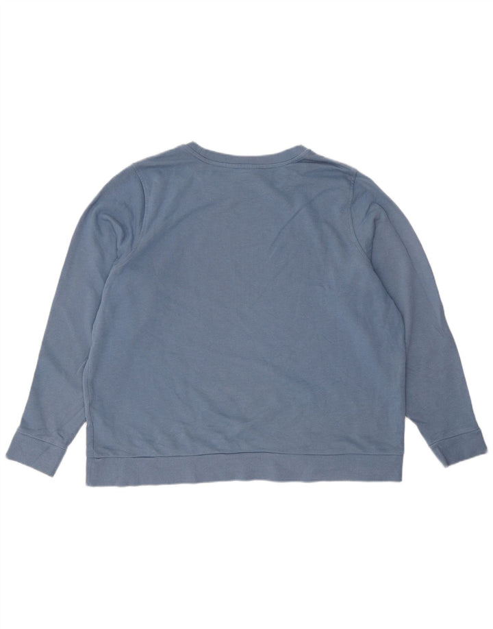 Marks & Spencer Sudadera para Mujer Jersey UK 20 2XL Algodón Azul