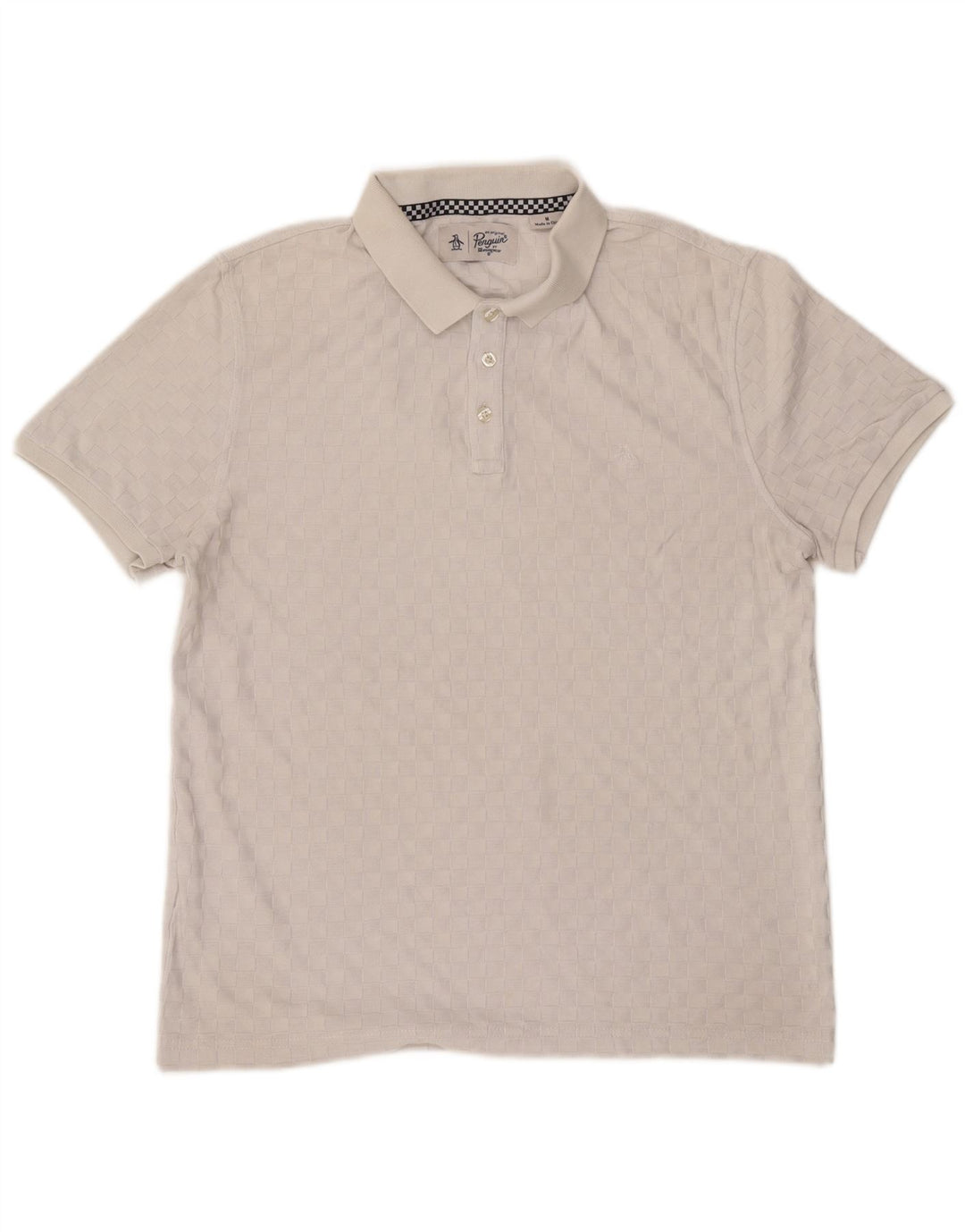 Polo Penguin Hombre Algodón Gris Medio