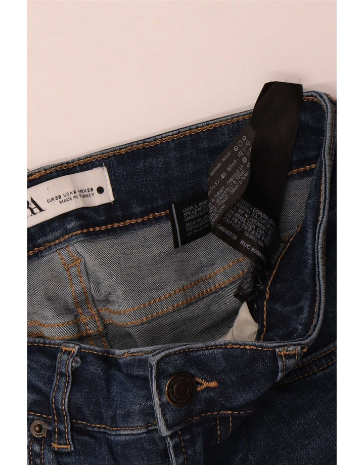 Zara Jeans Bootcut para Mujer EU 38 Small W28 L32 Algodón Azul Marino