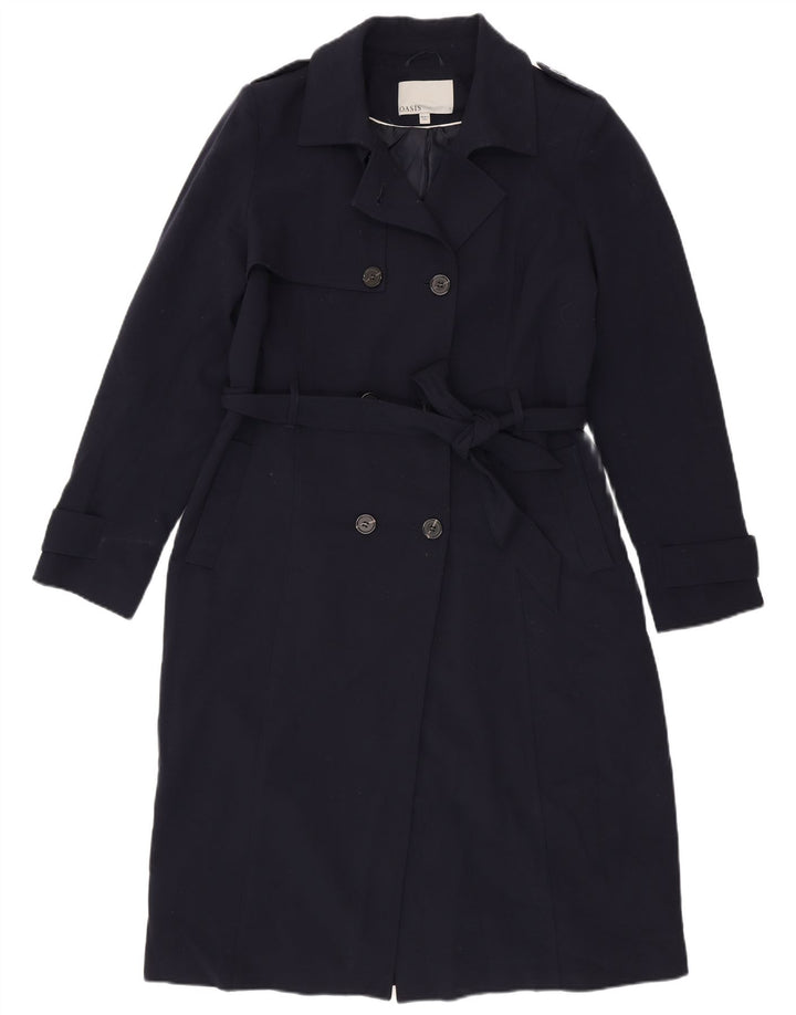 Gabardina Oasis para mujer UK 46 Grande Poliéster azul marino