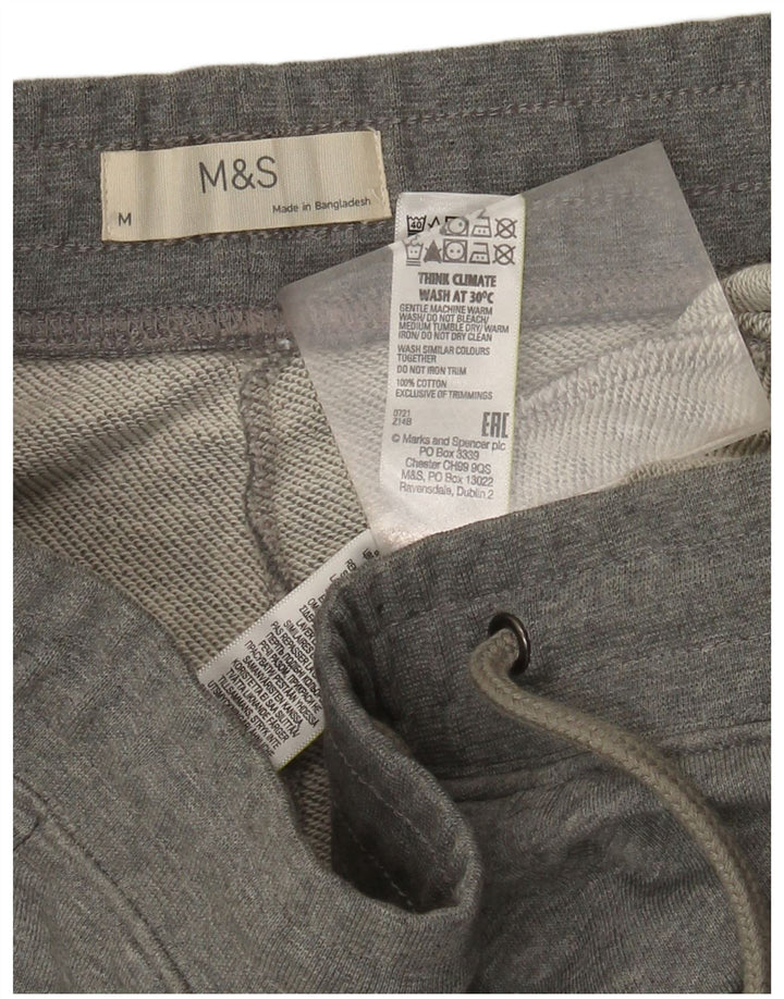 Marks & Spencer Pantalones De Chándal Para Hombre Joggers De Algodón Gris Medio
