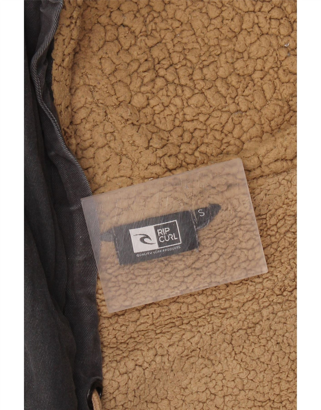 RIP CURL Suéter con capucha y cremallera para hombre pequeño negro