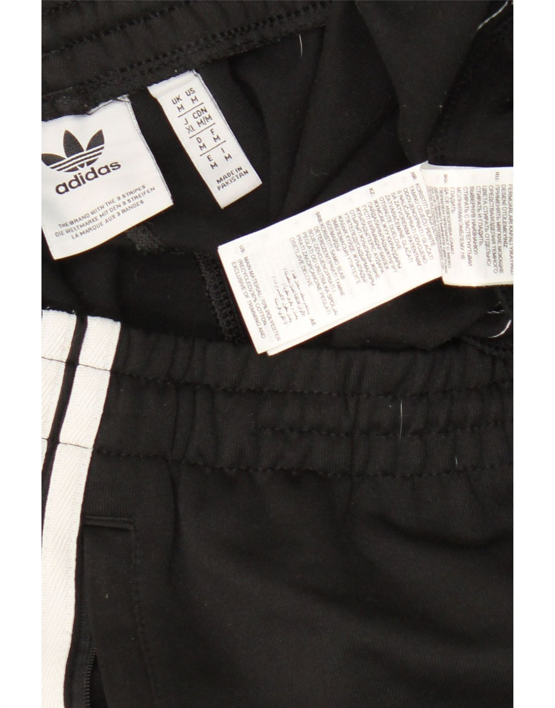 Adidas Hombre Pantalones De Chándal Joggers Medium Negro Poliéster