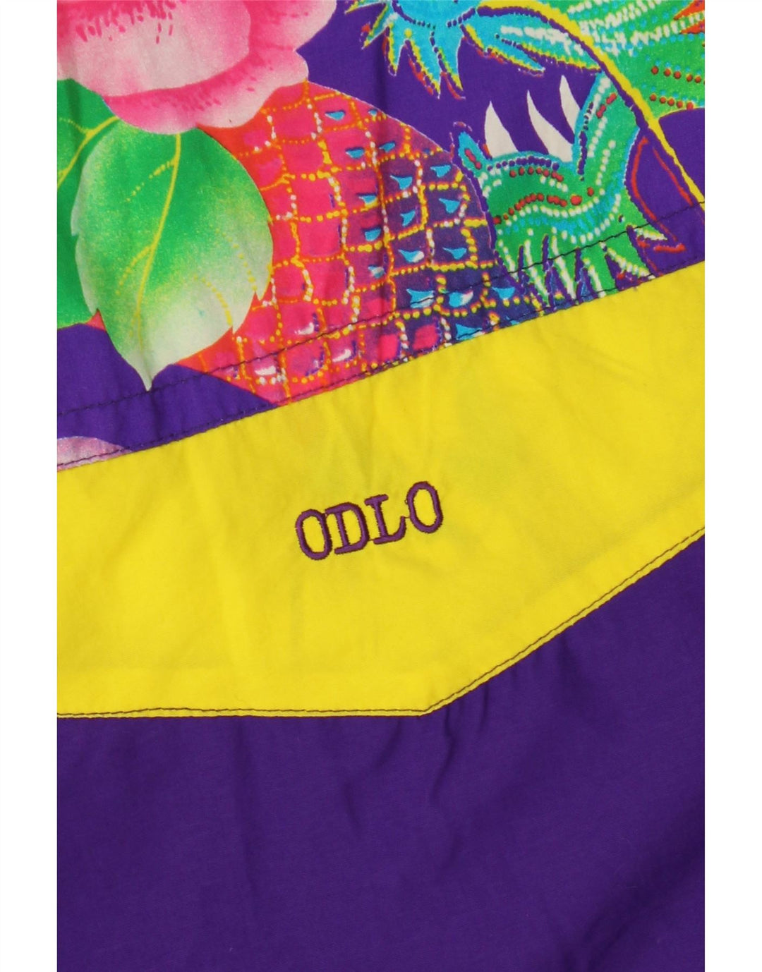 ODLO Chaqueta anorak extragrande para mujer EU 36 Poliéster floral morado pequeño