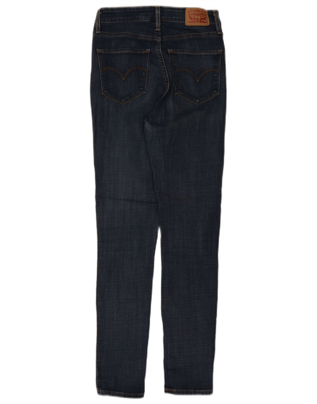 LEVI'S Vaqueros pitillo de talle alto 721 para mujer W28 L29 Azul marino