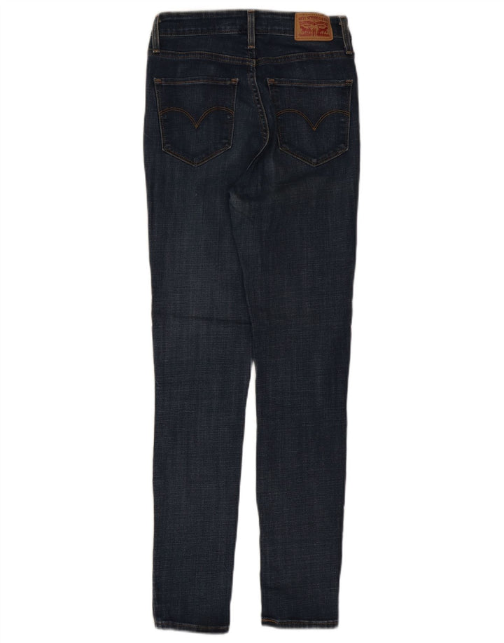 LEVI'S Vaqueros pitillo de talle alto 721 para mujer W28 L29 Azul marino