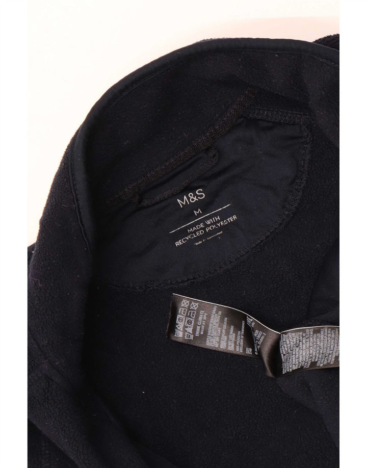 Marks & Spencer Chaqueta polar para mujer UK 44 Mediana Azul marino Poliéster